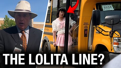 Male school bus driver dresses as little girl, labels bus 'Lolita Line'