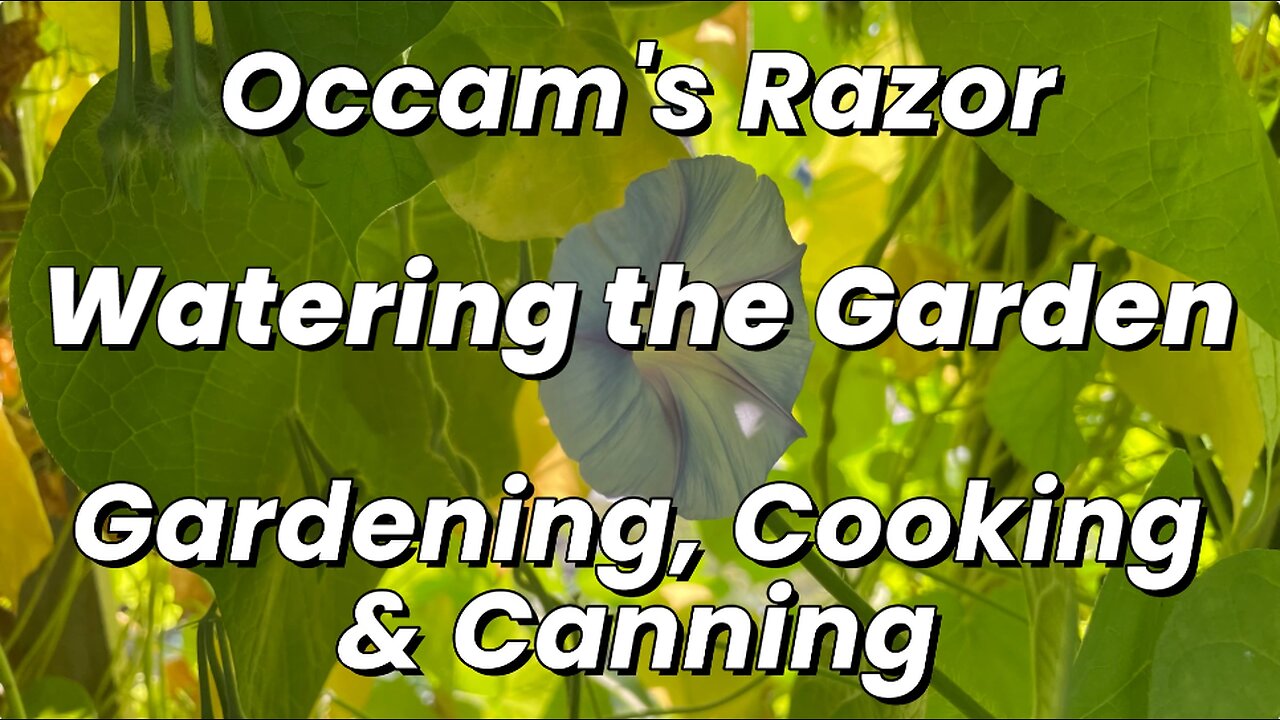 Watering Occam’s Razor’s Garden
