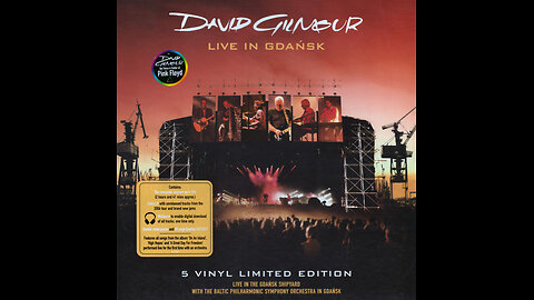 David Gilmour - Live In Gdańsk (Europe) 2008 5xLP