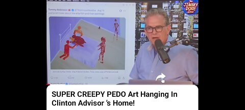SUPER CREEPY PEDO ART HANGING IN CLINTON ADVISOR'S HOME