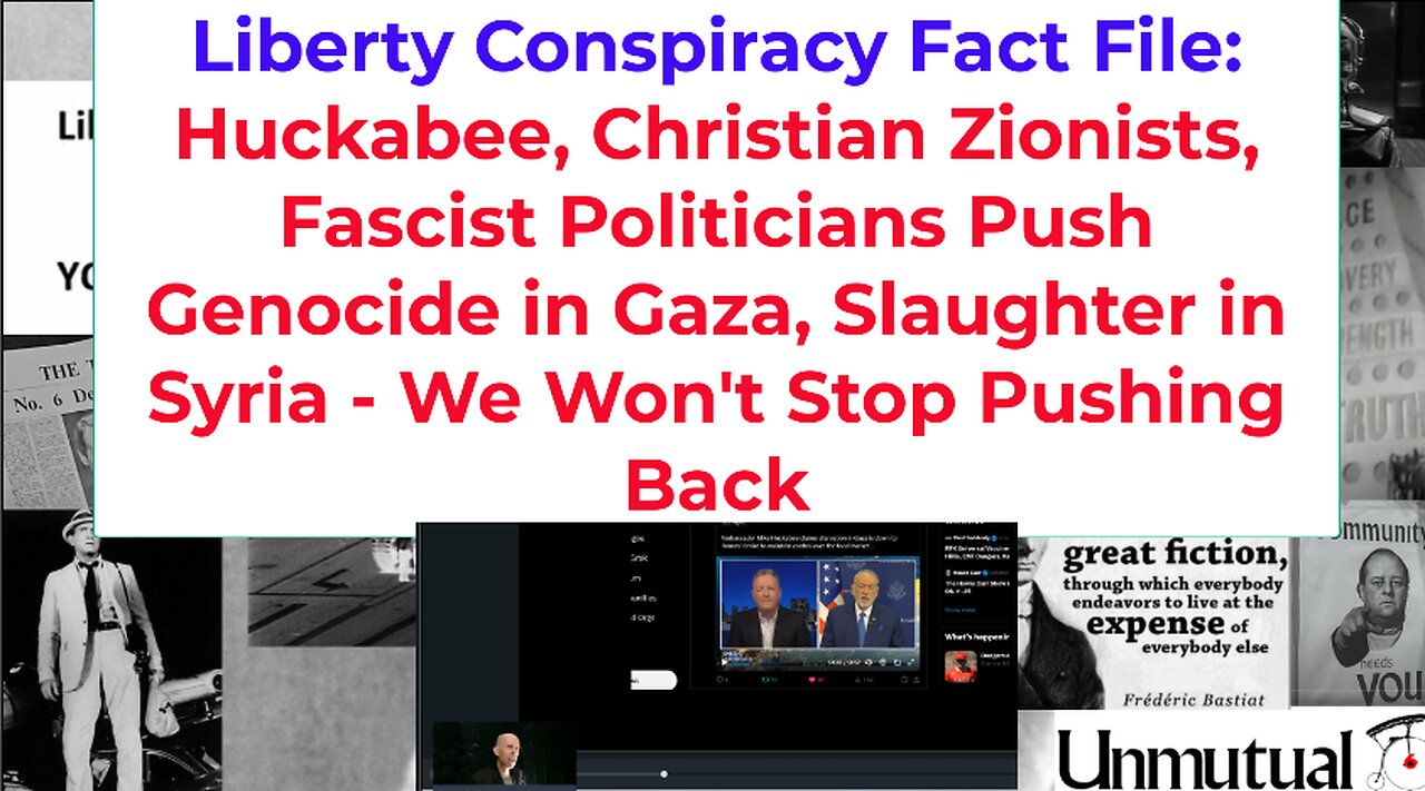 Liberty Fact File Christian Zionists Embrace Genocide, Slaughter in Mideast