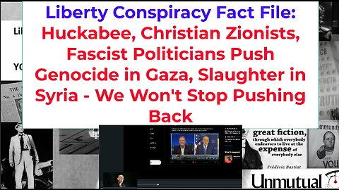 Liberty Fact File Christian Zionists Embrace Genocide, Slaughter in Mideast