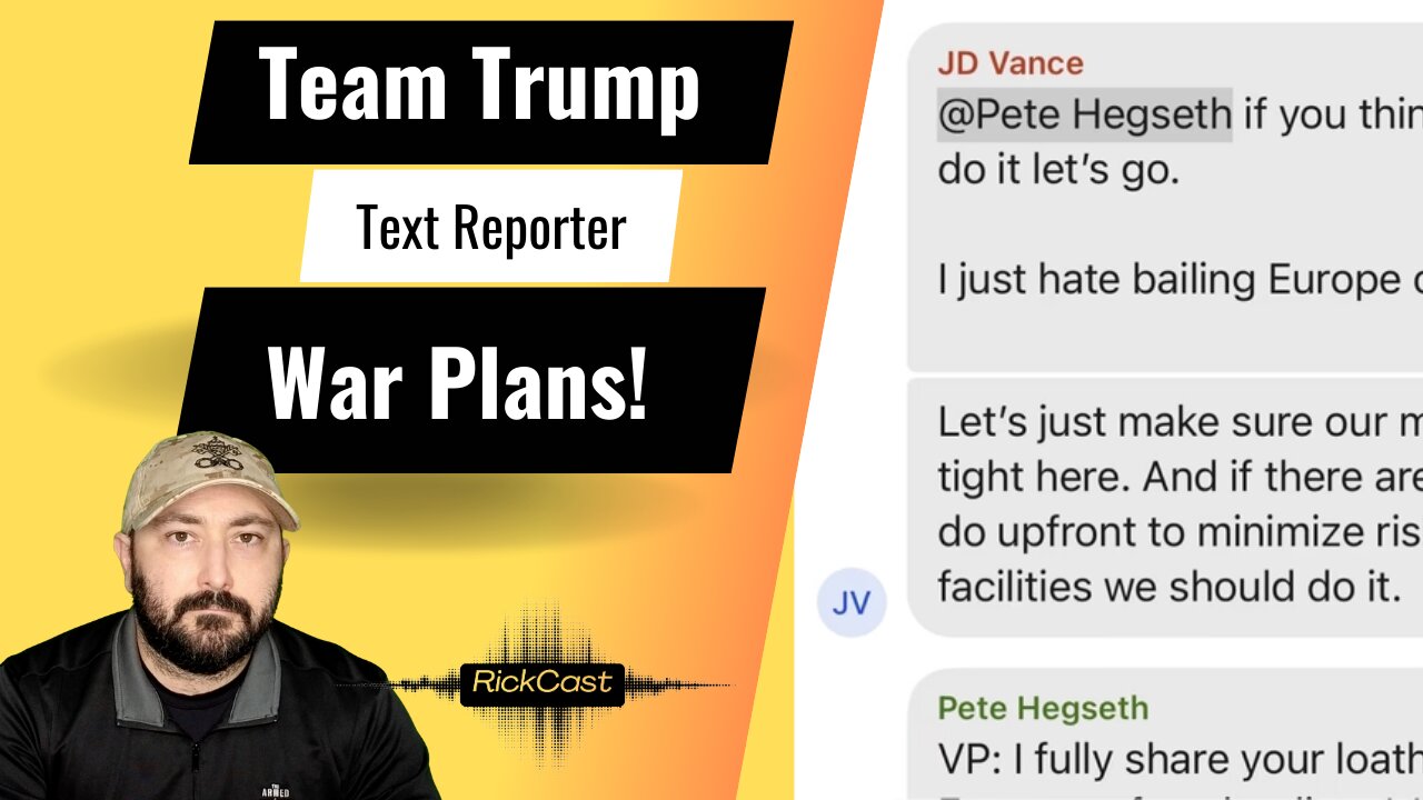 The Trump Administration Accidentally Texted A Reporter Its War Plans?!!