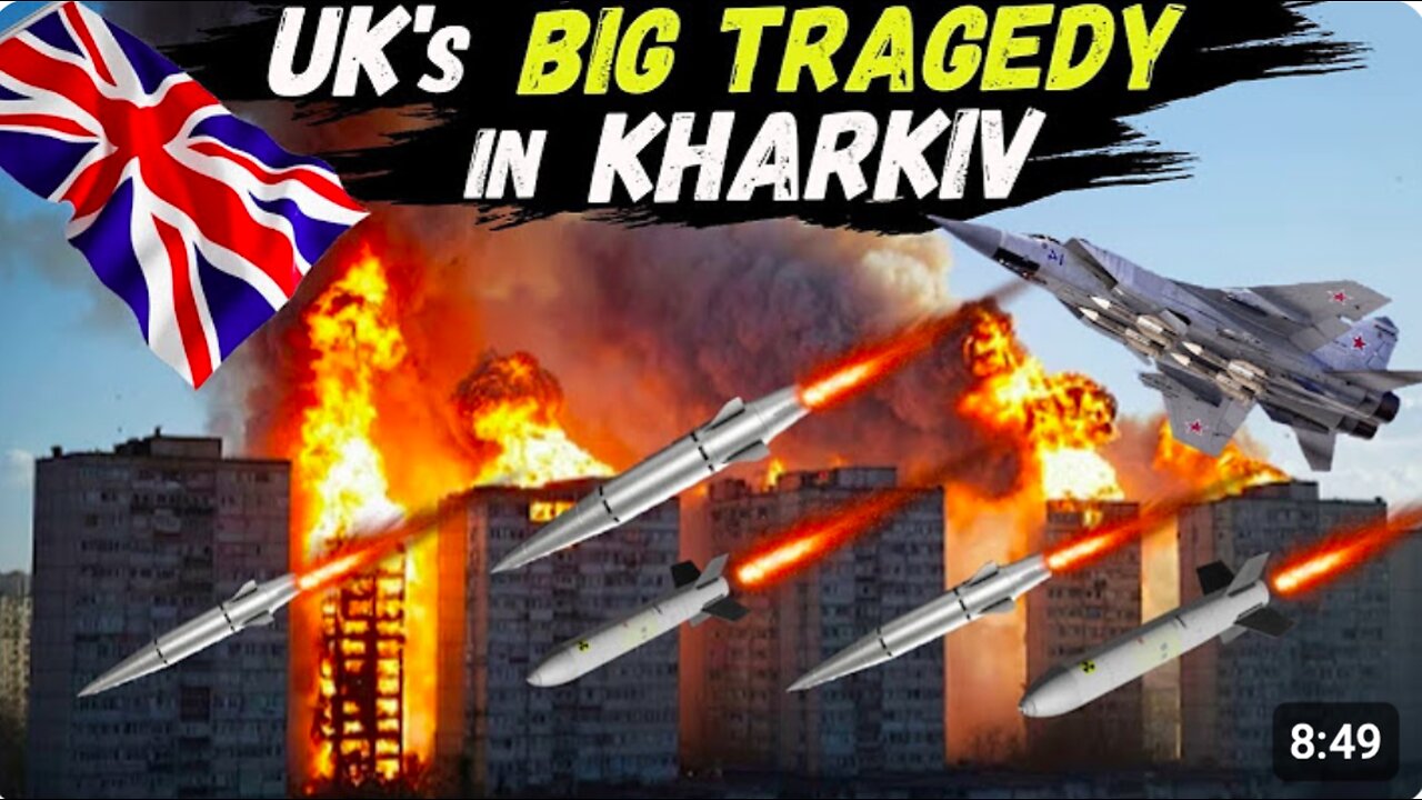 RUSSIA has BLOWN to BITS Kharkiv Pharmaceutical Academy along with British Senior Military Advisers