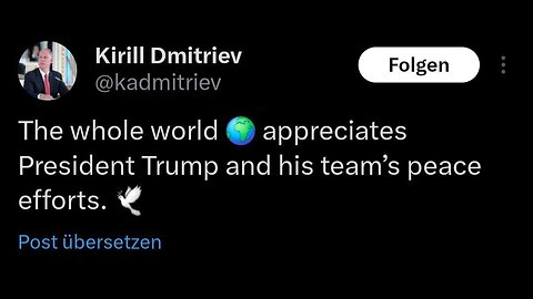 Putin's special envoy praises President Trump after Florida summit.