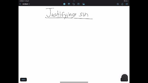Justifying sin(s)