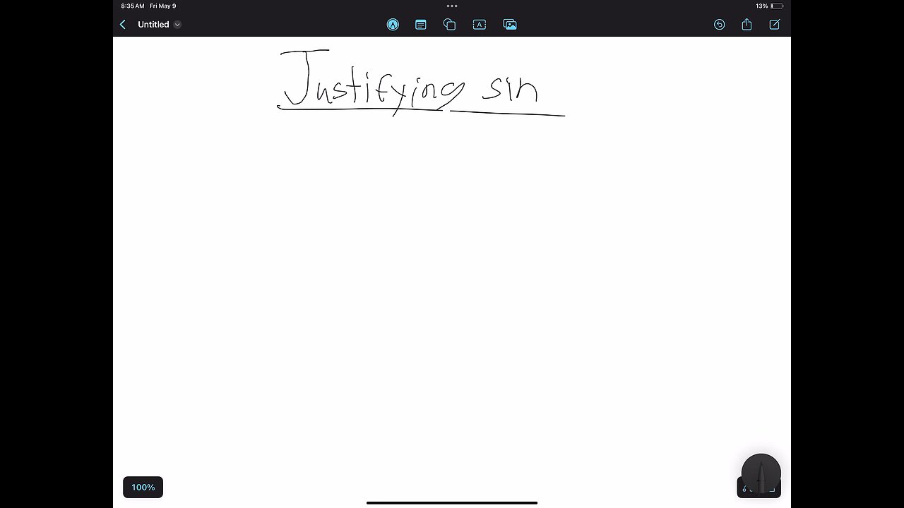 Justifying sin(s)