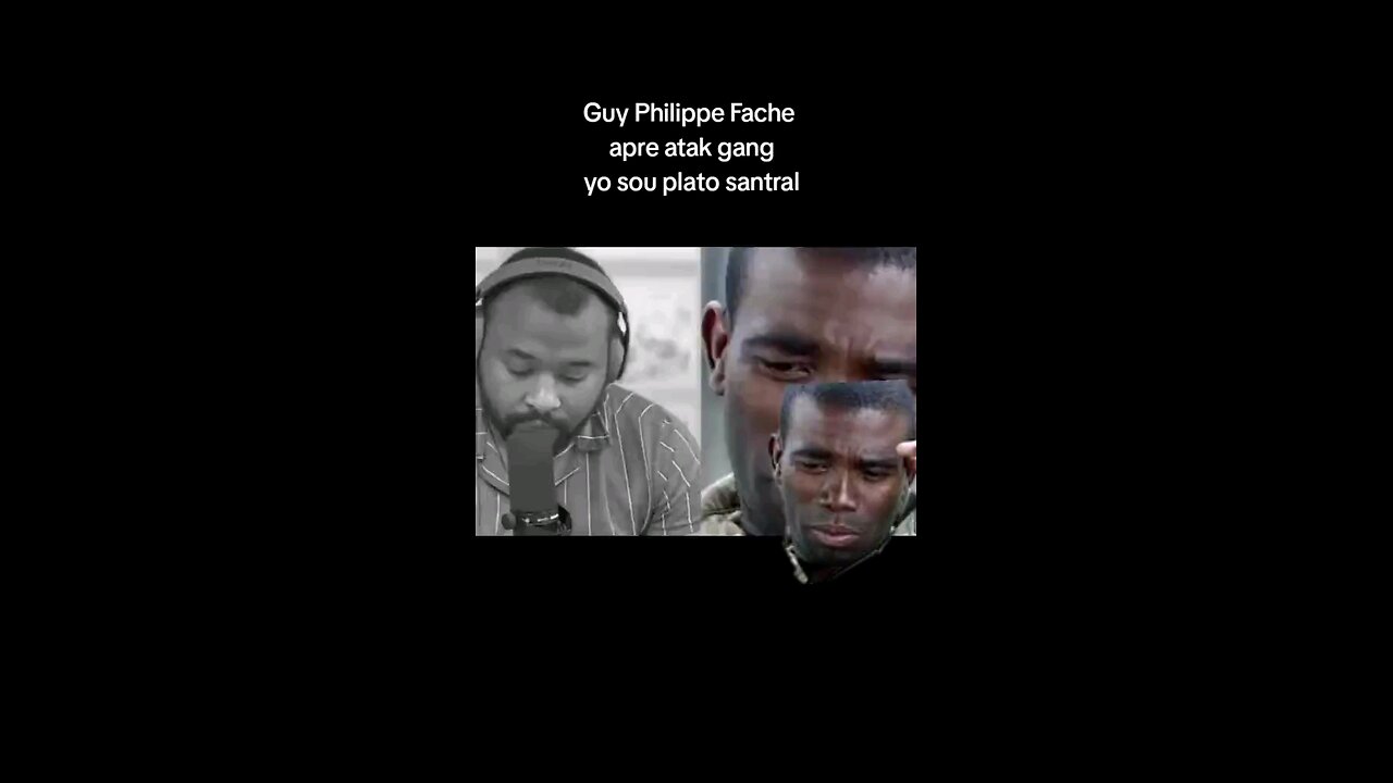 Guy philippe face apre atak gang yo sou Plato sentral
