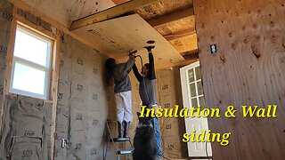 Small Cabin Insulation & Wall Siding