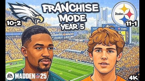 THE 10-2 EAGLES ARE STACKED THROUGH 5 YEARS. GAME OF THE WEEK IN MADDEN NFL 25.