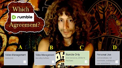 Which Rumble License Should I choose When Uploading?