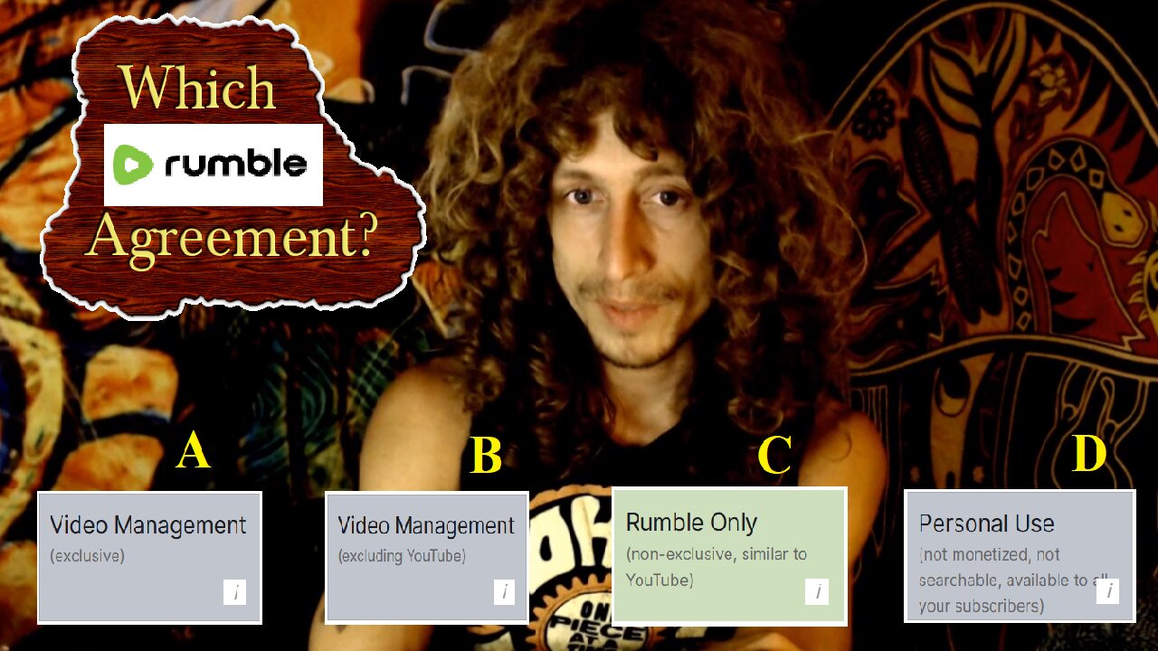 Which Rumble License Should I choose When Uploading?