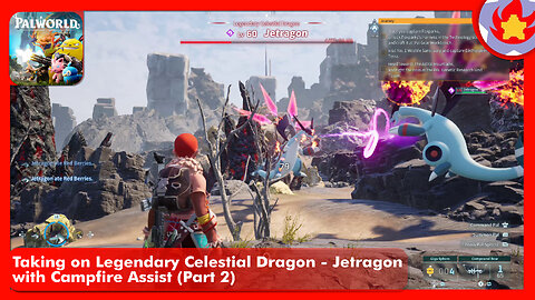 Taking on Legendary Celestial Dragon - Jetragon with Campfire Assist (Part 2) | Palworld