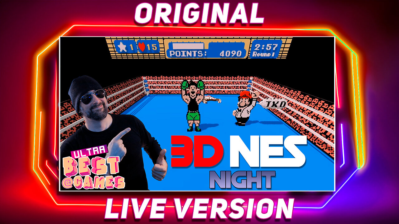 3D NES Night | Ultra Best At Games (Original Live Version)
