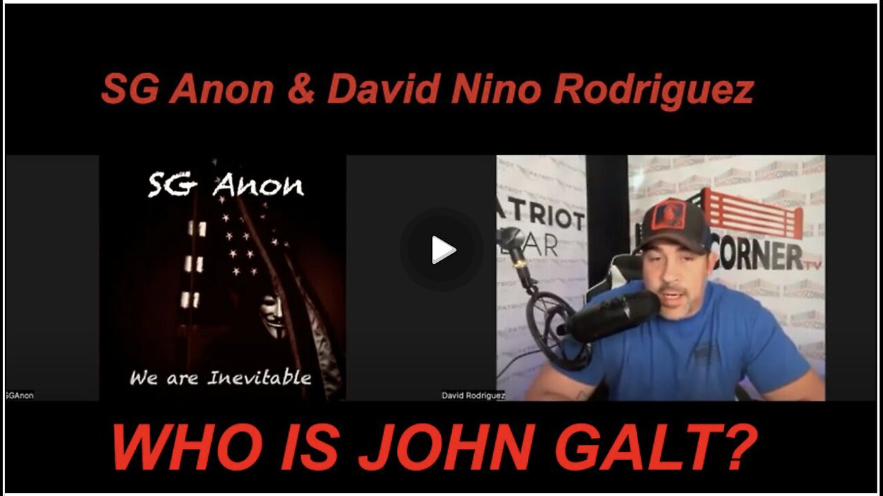 NINO W/ SG Anon "Narrative Warfare & The Shadow Wars" WHO IS John Galt?