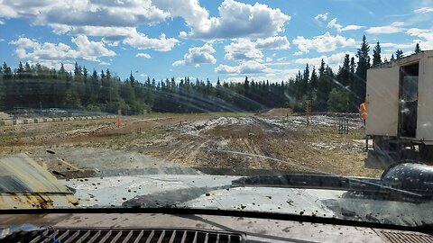 Justin racing in the Delta Junction Mud Pits