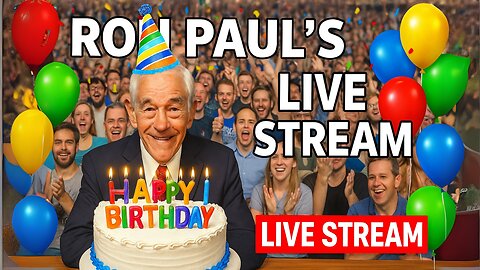 LIVE: Ron Paul’s 90th Birthday BBQ – A Historic Celebration of Liberty