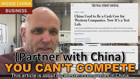 Kevin Walmsley: "Competing is futile, partner with China"
