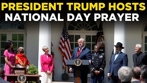 White House LIVE| US President Donald Trump Participates In A National Day Of Prayer Event