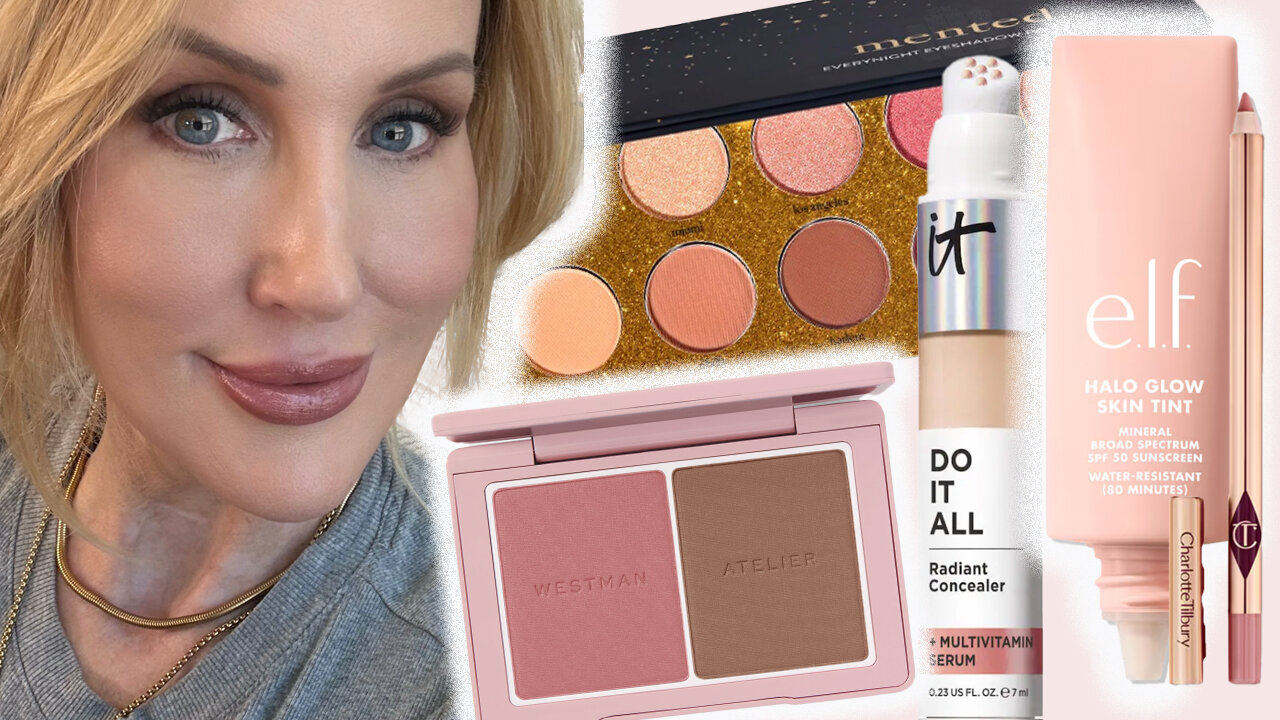 Elf Halo Glow Skin Tint + Westman Atelier Power Duo - NEW - GRWM #makeuproutine #newmakeup