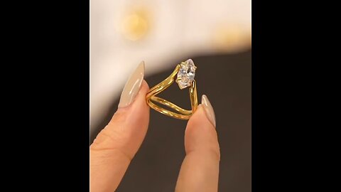Gold plated ring