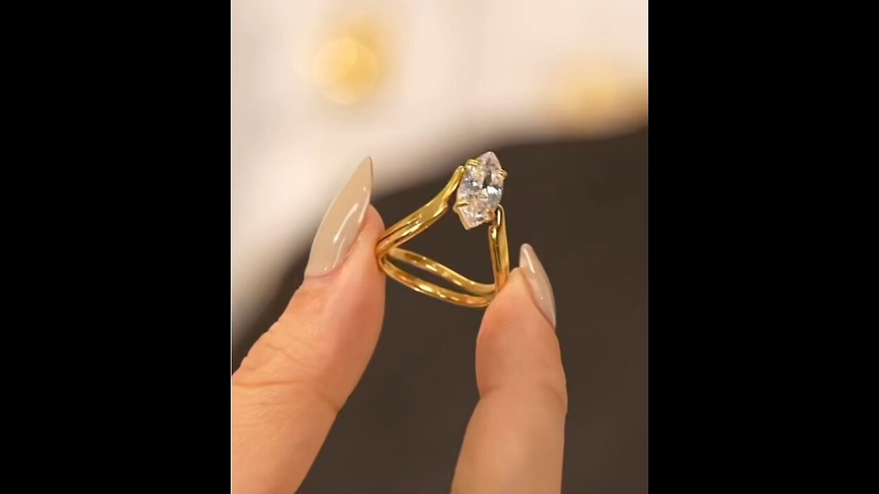 Gold plated ring
