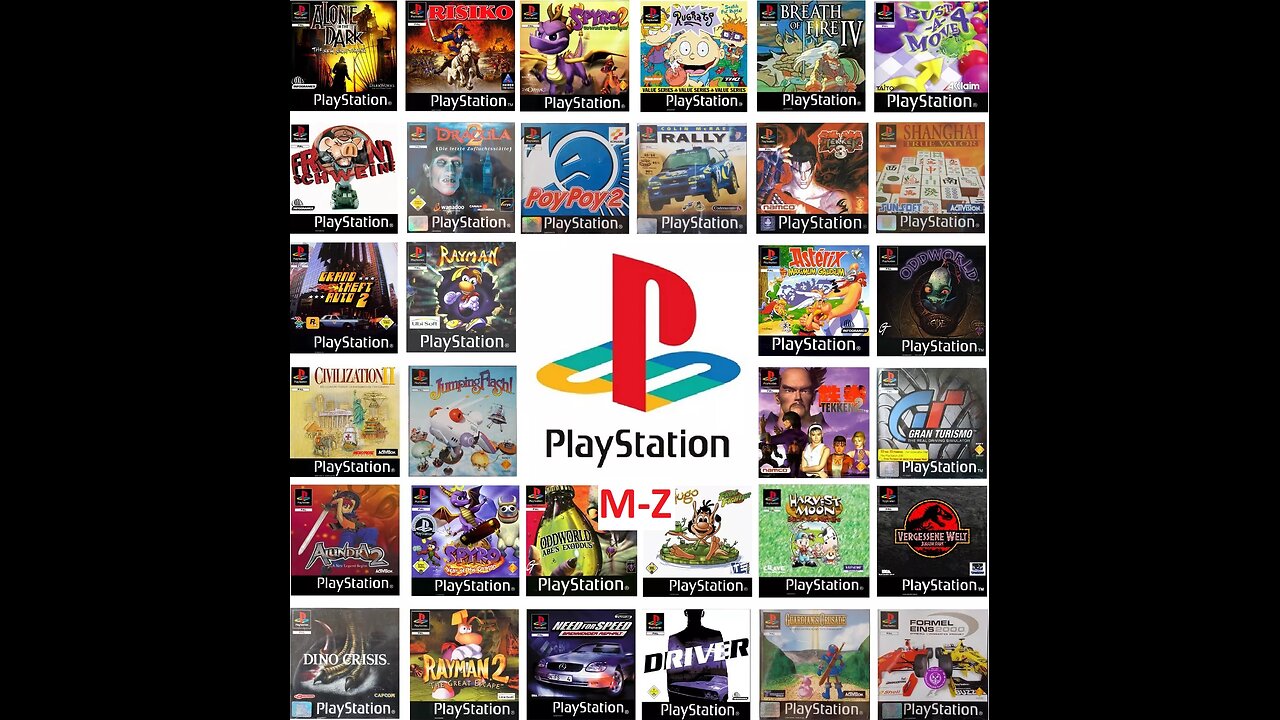 PS1 Box Art - NA Games - M thru Z