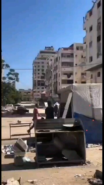 The towers in Gaza city used by Hamas continue to collapse