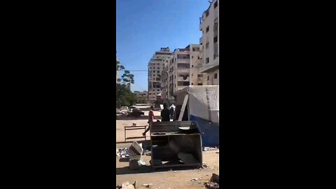 The towers in Gaza city used by Hamas continue to collapse