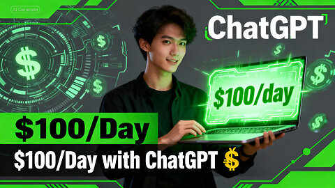 Learn how to earn $100 a day using ChatGPT