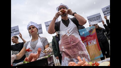 EARTHLING ED THE VEGAN PUSHING CANNIBALISM AS HUMANE "THEY DON'T UNDERSTAND WHY WE WONT GIVE LOVE A CHANCE"