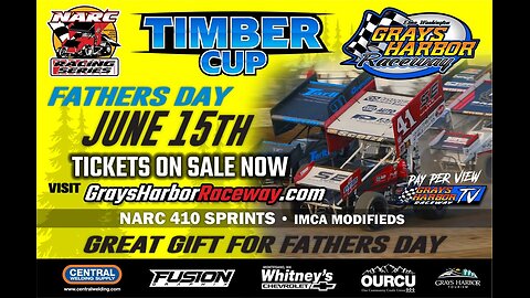 Grays Harbor Raceway - NARC King of the West 410 Sprints, & Modifieds -6/15/25