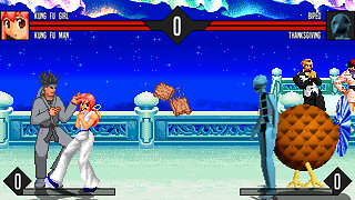 MUGEN - Kung Fu Man & Kung Fu Girl vs. Biped & Thanksgiving - Download