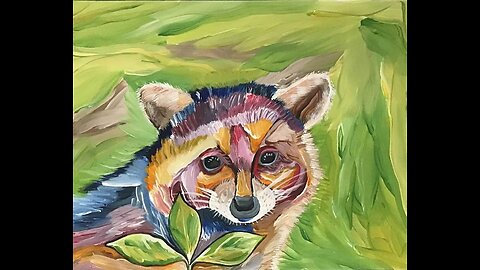 In the Studio: Today a Raccoon