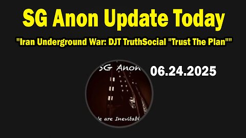 SG Anon Situation Update June 26: "Discusses The Recent Us Strikes On Iran, Iran Underground War". Bannons War Room