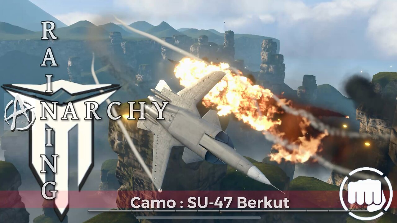 SU-47 Berkut Ace over Stone Garden