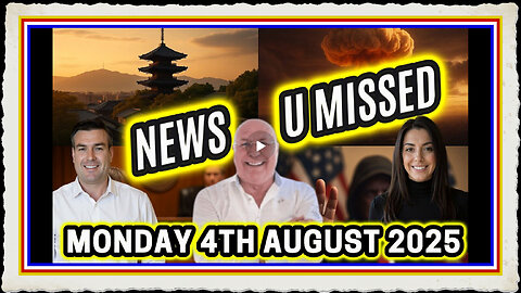 CHARLIE WARD DAILY NEWS WITH CHARLIE WARD PAUL BROOKER MONDAY 4TH AUGUST 2025