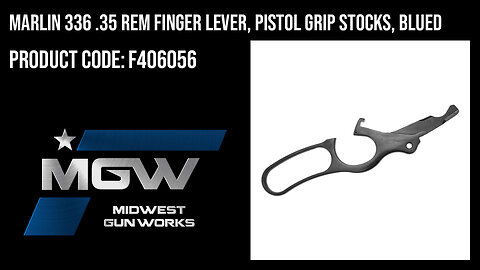 Marlin 336 .35 Rem Finger Lever, Pistol Grip Stocks, Blued - F406056