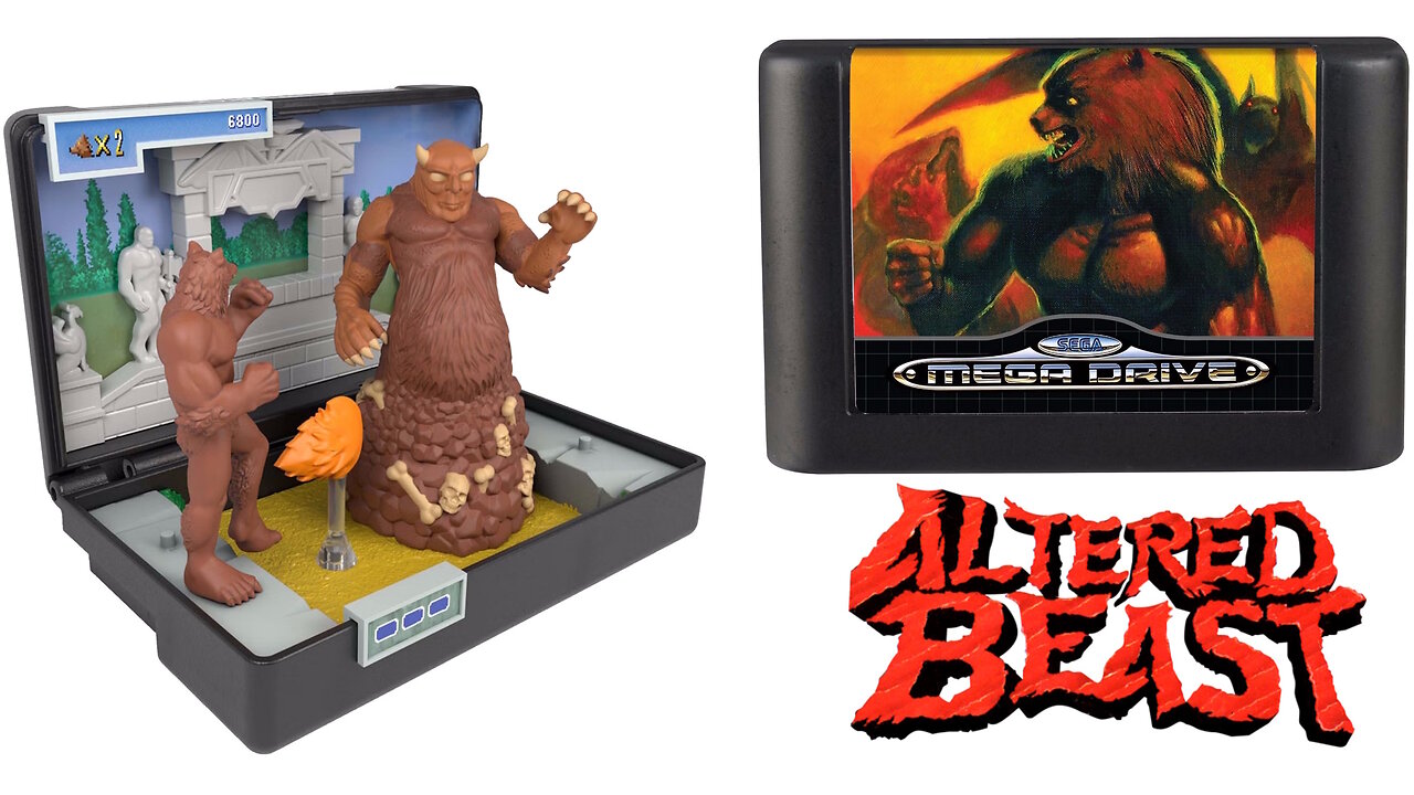Console Heroes - Sega Mega Drive Altered Beast [Graveyard Diorama]