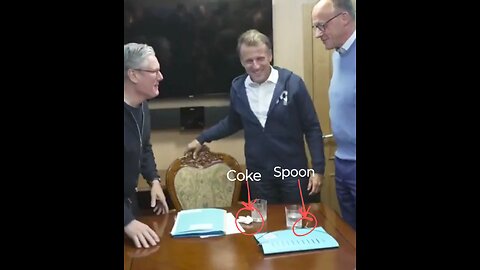 Emanuel Macron and Friedrich Merz supposedly getting coked out before meeting with Keir Starmer
