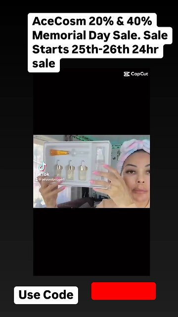 AceCosm 24hr 20% & 40% Memorial Day Sale Starts 25th-26th