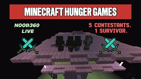 Minecraft Ultimate Hunger Games LIVE 🔴 ft. Tyler Arab King, Gray Fezz, RobloxPro360 #rumbletakeover