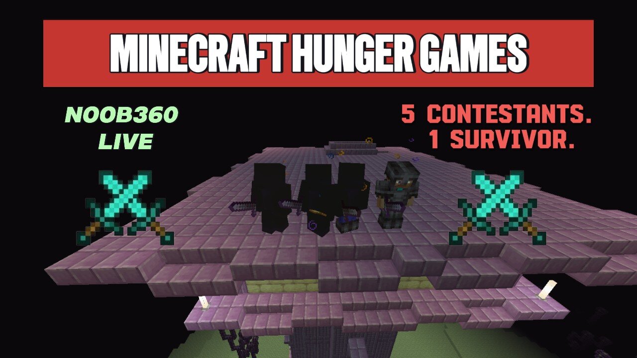 Minecraft Ultimate Hunger Games LIVE 🔴 ft. Tyler Arab King, Gray Fezz, RobloxPro360 #rumbletakeover