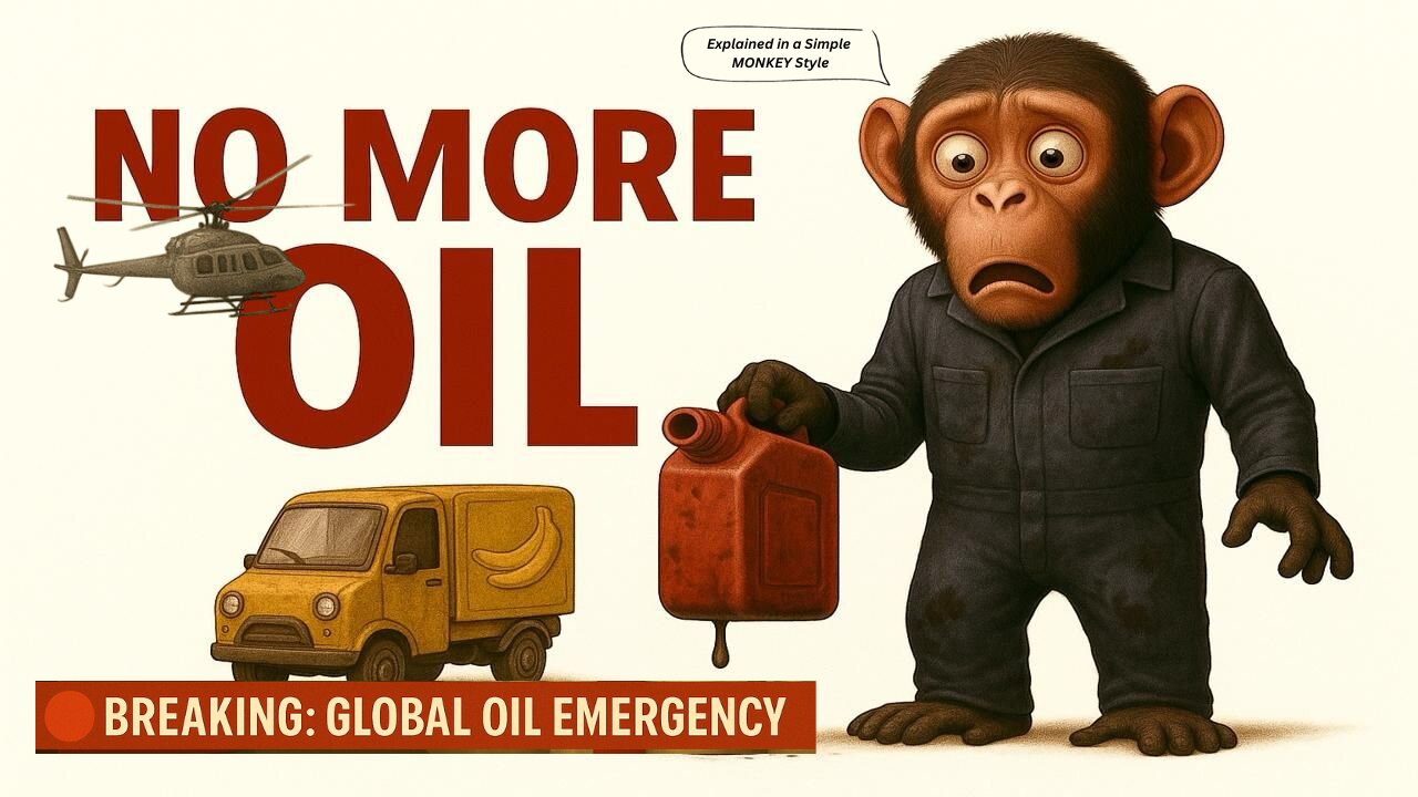 What If Oil Disappears Tomorrow? | Global Fuel Crisis Explained in Monkey Style