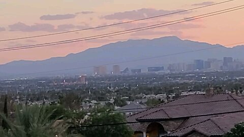 Did you SEE tonight's WINDY Las Vegas sunset? Check THIS out! 07.21.2025 #follow #lasvegas #gaming