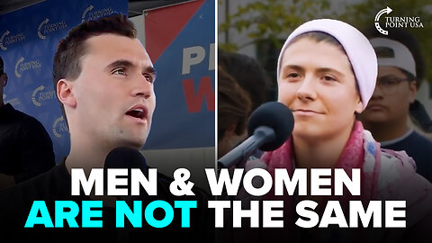 Charlie Kirk Challenges Modern Feminist Ideas on the Patriarchy 👀