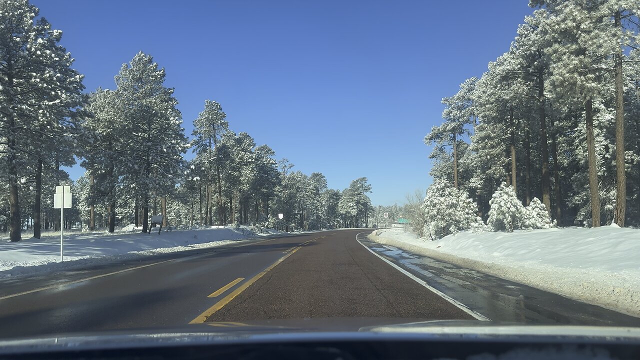 Snowy Mountain Drive - Drive with me