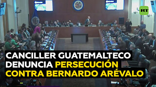 El canciller de Guatemala denuncia persecución contra Bernardo Arévalo por la Fiscalía