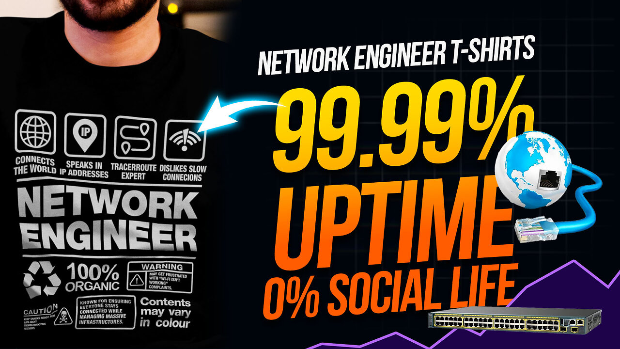 Funny T-Shirts Only Real Network Engineers Will Get - The Best T-Shirts for Cloud Engineers