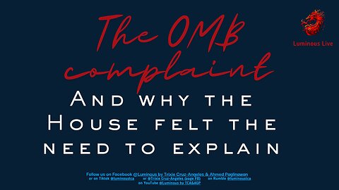 Why the House felt the need to explain